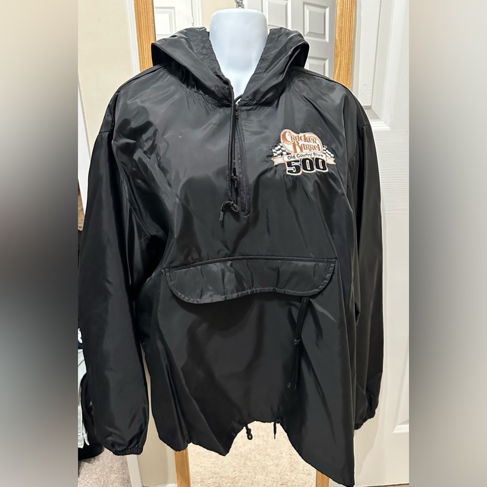 NWT Limited Edition Cracker Barrel NASCAR 500 windbreaker 50th anniv FREE SHIP